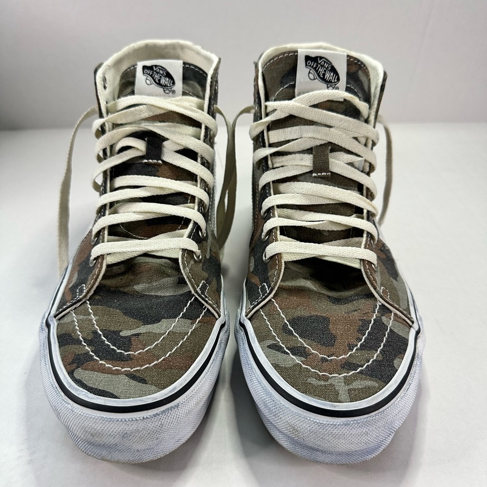 Vans SK8-HI Canvas Tapered Camouflage High-Top Sneakers - Mens size 11 - Picture 2 of 7
